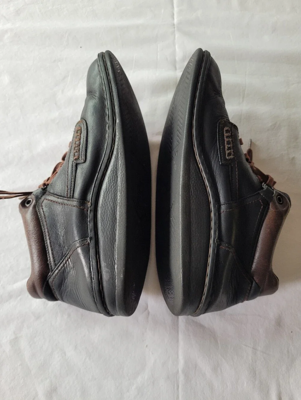 Finn Germany Men's Black Leather Casual Lace-Up Shoes Comfort Orthotic Size 41hi